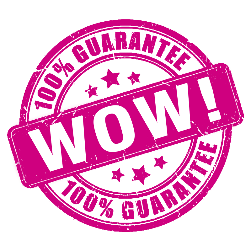 Our Sweet & Choclate Bouqets Include a 100% Wow Guarantee