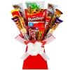 Nestle Chocolate Bouquet Hamper, Mint Aero, Munchies, Yorkie, Rolo, Caramac, Kit-Kat Chunky, Toffee Crisp, Smarties, Aero, Milkybar, Lion Bar