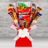 Nestle Chocolate Bouquet Hamper, Mint Aero, Munchies, Yorkie, Rolo, Caramac, Kit-Kat Chunky, Toffee Crisp, Smarties, Aero, Milkybar, Lion Bar