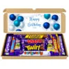 Happy Birthday Cadbury Chocolate Hamper letterbox size Chococolate selection box gift for him