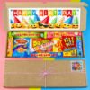 Happy Birthday Retro Sweets Hamper Sweetie Treatbox Gift