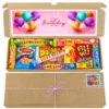 Happy Birthday Retro Sweets Hamper Sweetie Treatbox Gift
