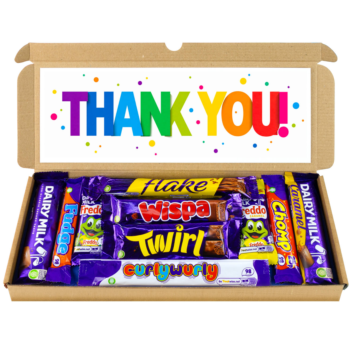 Thank You Cadbury Dairy Milk Selection Box - Chocolate Hamper