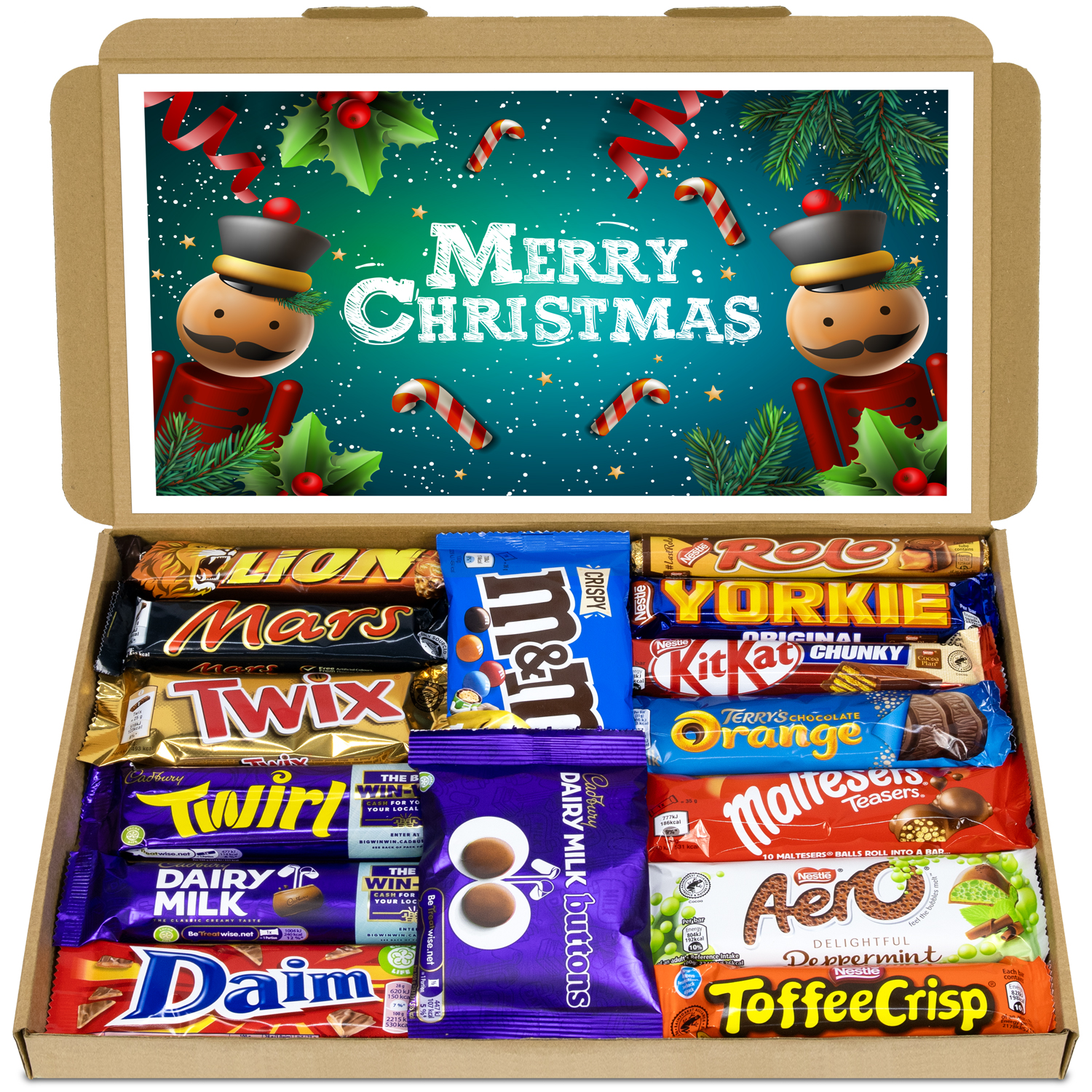 Merry Christmas Gift - XL Variety Chocolate Xmas Selection Box Letterbox Hamper Gift